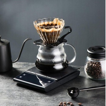 ЭЛЕКТРОННЫЕ ВЕСЫ С СЕКундОМЕРОМ ДЛЯ ТОЧНОЙ КУХНИ ДЛЯ ПРИГОТОВЛЕНИЯ КОФЕ