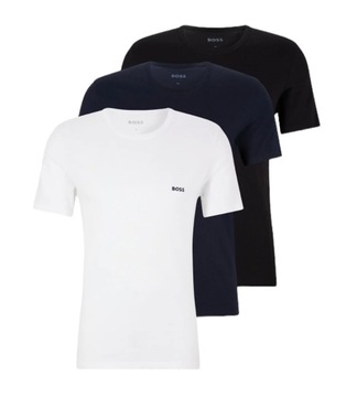 Hugo Boss Komplet 3 t-shirtów Classic 50475284-984 Kolorowy Regular Fit L