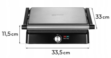 MOZANO ЭЛЕКТРИЧЕСКИЙ РАСШИРЯЕМЫЙ ГРИЛЬ 2200ВТ
