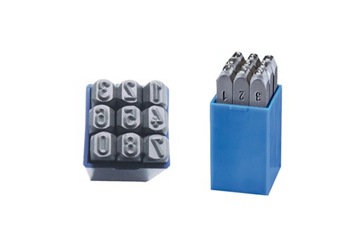 KOMPLET ZNACZNIKÓW CYFRY 12MM