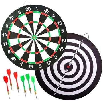 DART TARCZA GRA W RZUTKI ZRĘCZNOŚCIOWA DWUSTRONNA