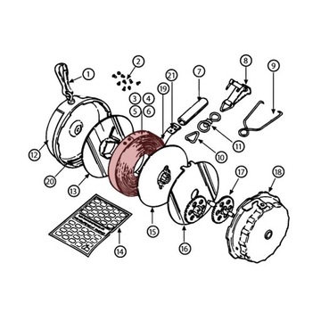 Вставка для рулетки Husqvarna 15м Spencer OREGON/рулетка для лесного хозяйства, запасная