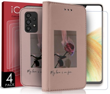 Pouzdro Pro Samsung Galaxy A33 5G Se Vzory Sklo x4