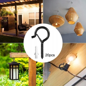 ПОТОЛОЧНЫЕ КРЮЧКИ, ЧЕРНЫЕ