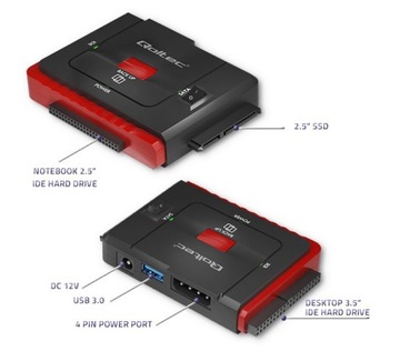 АДАПТЕР USB 3.0 ДЛЯ IDE SATA HDD SSD 2,5