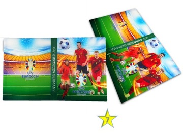 АЛЬБОМ ЕВРО-2024 ДЛЯ ФУТБОЛЬНЫХ КАРТОЧЕК С 3D-ЭФФЕКТОМ КЛАССА 240 КАРТ 7 ДИЗАЙНОВ