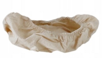 Lniany pokrowiec do koszyka ratan OVAL 26cm