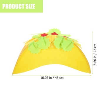 KOSTIUM NA PIZZĘ KAWAII HAT TACO