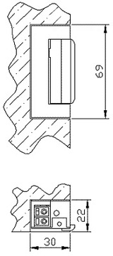 ЗАМОК R4 С ПАМЯТЬЮ БЕЗ ЗАМКА 12В
