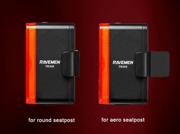 Ravemen TR-300 Светодиодный задний фонарь Литий-ионный USB-аккумулятор