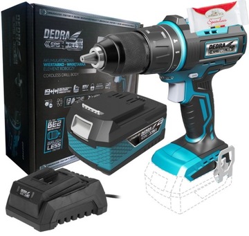 DEDRA DED7142 Wiertarko-wkrętarka Aku. SAS+ 18V BEZSZCZOTKOWA +1x4ah