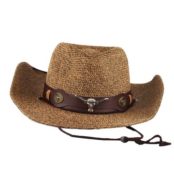 cowboy straw, wrapped