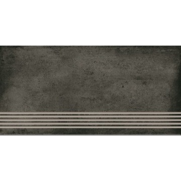 PŁYTKI GRES stopnica SHADOW LINE grafit mat 30x60