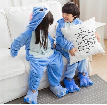 PIŻAMA DAMSKA DRES KOMBINEZON ONESIE STICH 148-158