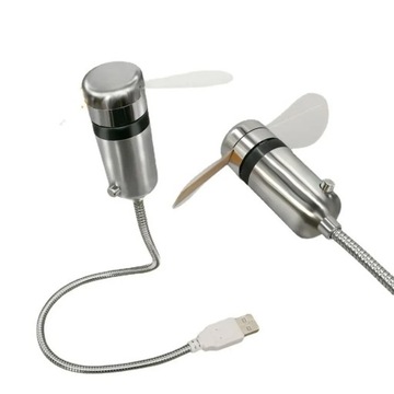 USB-вентилятор со светодиодными часами