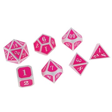 Качественные 7x многогранные D D20 RPG кубики из цинкового сплава