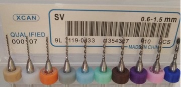 НАБОР МИНИ-СВЕРЛ С ЧПУ 0,6-1,5 мм