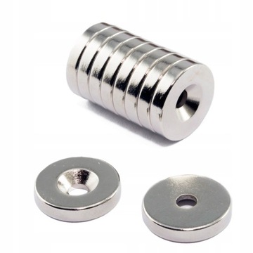 НЕОДИМОВЫЕ НАПРАВЛЯЮЩИЕ 14X3 С ОТВЕРСТИЕМ 8/4 СВОБОДНЫЙ ВИНТ