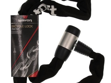 Zabezpieczenie rowerowe do rowera motoru BARDZO MOCNE gruby łańcuch PATENT