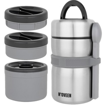 Lunchbox N'oveen 2000 ml menażka pojemnik termiczny termos obiadowy