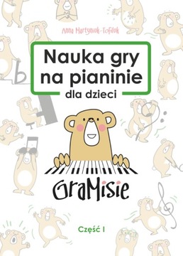 Książka Nauka gry na pianinie Gra Misie 1 dzieci