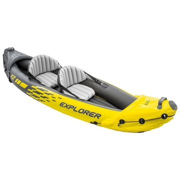 2-местный каяк Лопастной насос Explorer K2 Intex 68307 МОДЕЛЬ 2024 г.