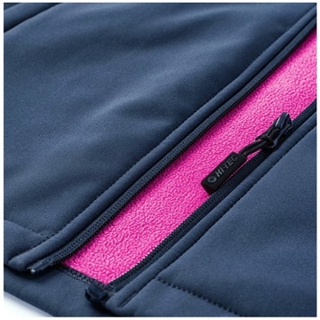KURTKA PRZEJŚCIOWA DAMSKA PRZECIWDESZCZOWA SOFTSHELL HI-TEC NETI KAPTUR S