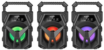 Динамик Defender G98 Bluetooth 5 Вт со светодиодной подсветкой FM USB AUX
