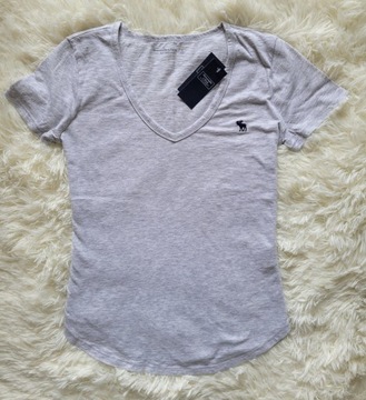 t-shirt koszulka Abercrombie&Fitch XS wiskoza