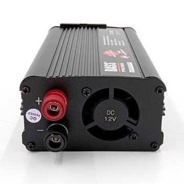 Przetwornica napięcia 12 V – 230 V, sinus modyfikowany, 600 W/1200 W, czar