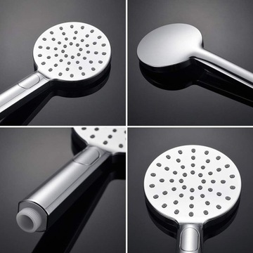 ДУШЕВЫЕ РУЧКИ Круглый, ЭКОНОМИЧНЫЙ, 3 функции, Зеркало, Хром, ЭКО