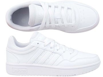 ADIDAS HOOPS 3.0 K GW0433 SKATE NEO BUTY TRAMPKI BIAŁE DAMSKIE