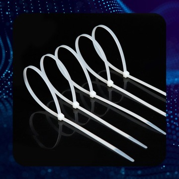 ОЧЕНЬ ПРОЧНЫЕ ЗАЖИМЫ 2,6х200мм 100 ШТ белые КАБЕЛЬНЫЕ СВЯЗКИ