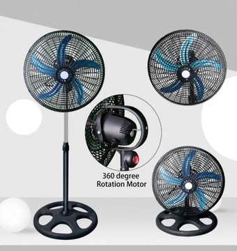 МОЩНЫЙ НАПОЛЬНЫЙ ВЕНТИЛЯТОР ВЕНТИЛЯТОР 50 Вт