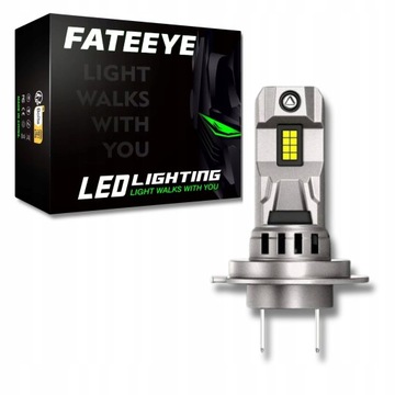 ŻARÓWKI H7 LED FATEEYE 1 DO 1 CANBUS MOCNE 6500K BIAŁE ŚWIATŁO 1 SZTUKA