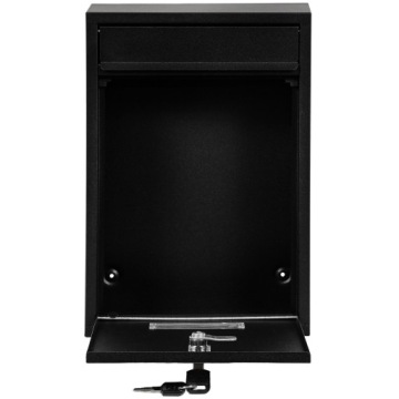 ПОЧТОВЫЙ ЯЩИК ЧЕРНЫЙ РЕЗЕРВОК + УЗОР НАДПИСЬ