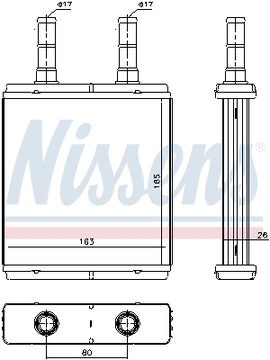 NISSENS RADIÁTOR HYUNDAI GETZ 03-05