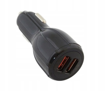 Adapter zapalniczki ładowarka 2xUSB Fast charge