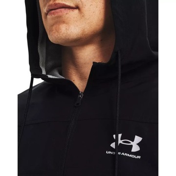 KURTKA MĘSKA WIATRÓWKA UNDER ARMOUR ROZPINANA Z KAPTUREM XL