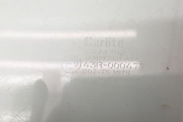 SKLO (OKNO) PRAVÝCH PŘEDNÍCH DVEŘE FORD MAVERICK 43R000477 2.3L GASOLINE 110KW