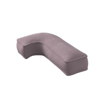 Бархатная подушка буква J, 40см, БОЛЬШАЯ, розовая