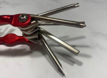 Набор велосипедных ключей Multitool Primo, красный