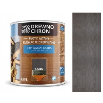 DREWNOCHRON IMPREGNAT EXTRA 0,75L SZARY