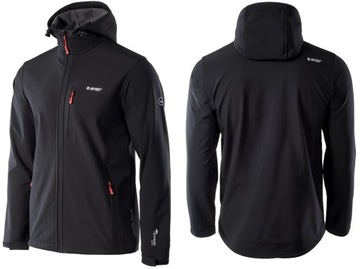 Kurtka Softshell Męska CAEN BLACK - Rozmiar L