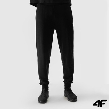 Spodnie Dresowe Męskie 4F Bawełniane Joggery Sportowe Ze Ściągaczem SS24