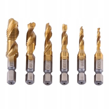 Метчики M3-M10 HSS Титановые метчики