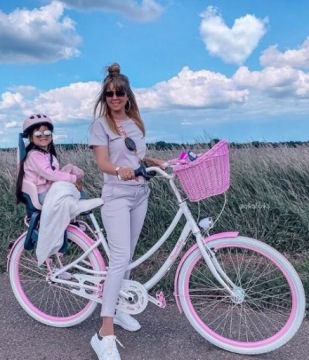 СИДЕНЬЕ ДЛЯ ВЕЛОСИПЕДА Bobike GO для РОЗОВОЙ рамы до 22 кг.