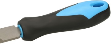 PILNIK ŚLUSARSKI PŁASKI DO METALU Z RĄCZKĄ 2/250MM