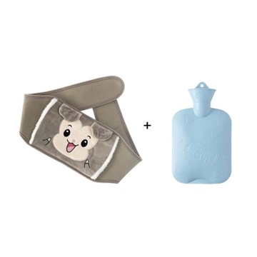 Cartoon Hot Water Bottle Cover Warm Plush Pouch Hot-water Bag Covers Waist