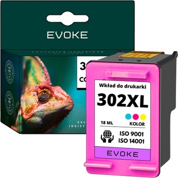 Tusz do HP 302 kolor XL | tusz do drukarki HP DeskJet 2130 | 18 ml